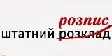 штатний розпис